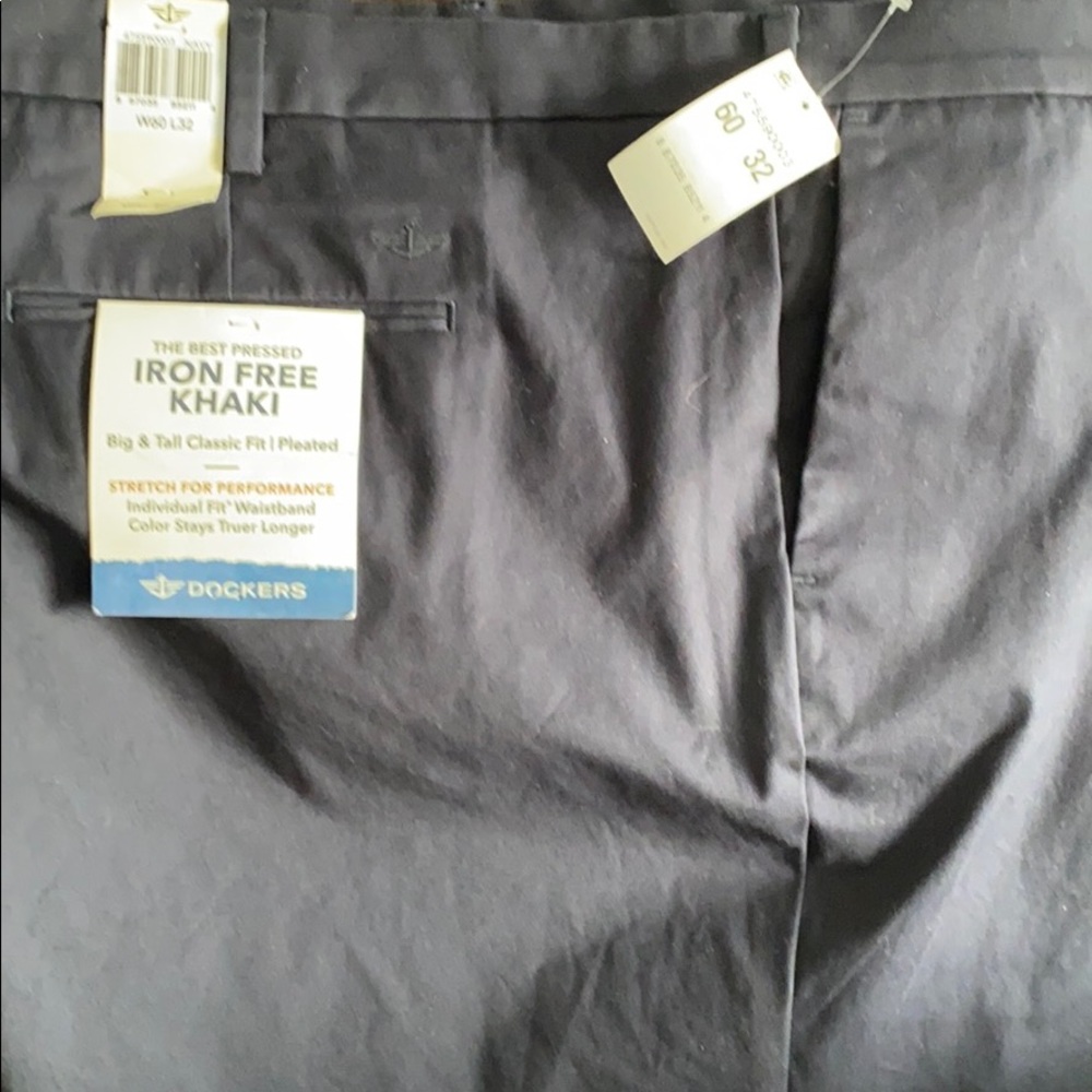 Big men’s khaki slacks